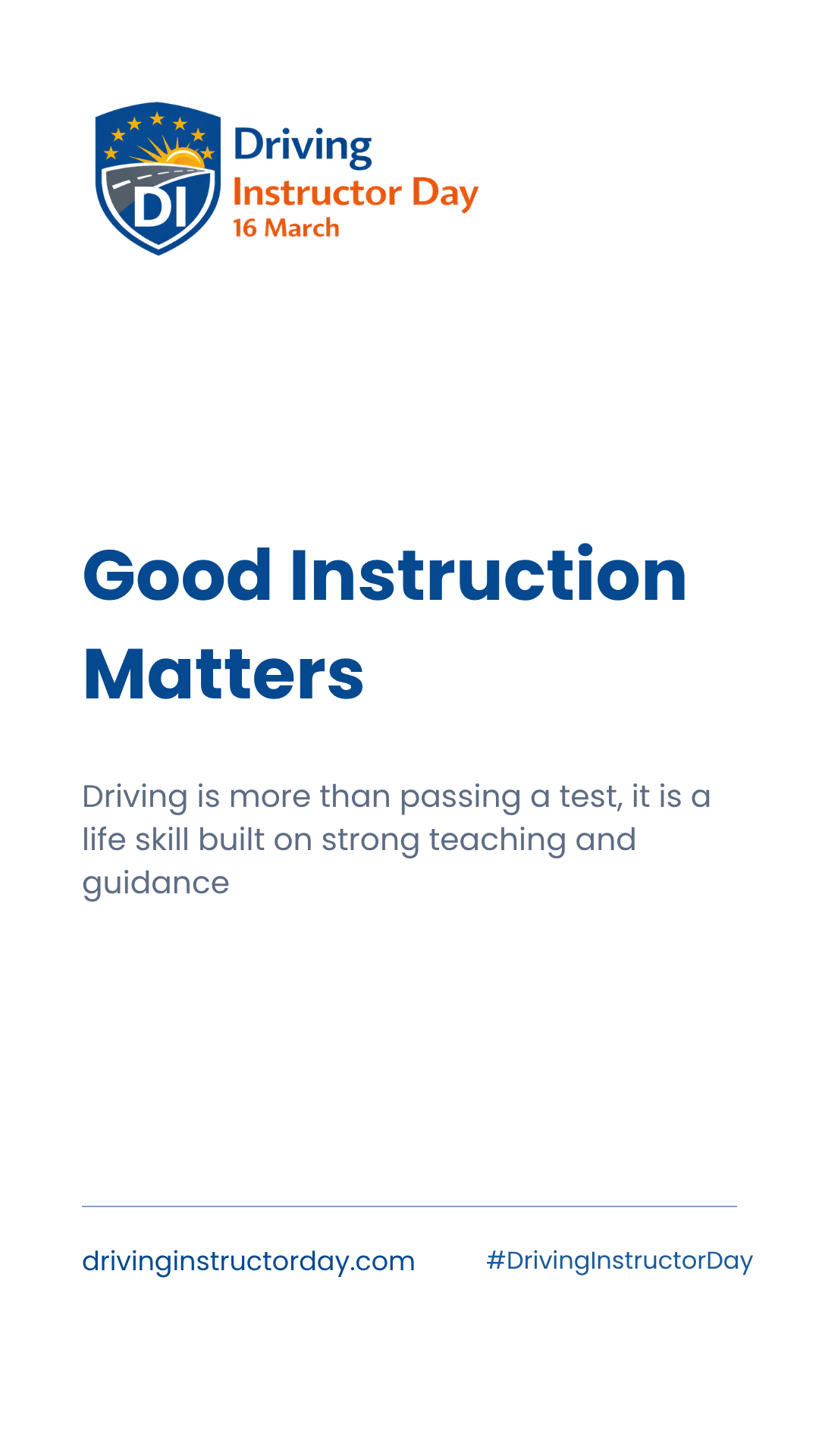 Driving Instructor Day story graphic preview